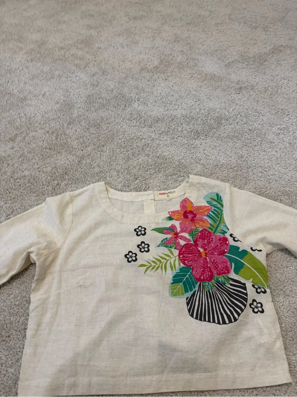 Bombay Paisley blouse size M - Picture 5 of 6